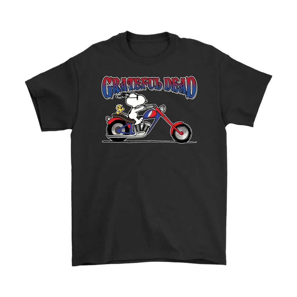 Snoopy Grateful Dead At Least Im Enjoying The Ride Unisex T-Shirt, Hoodie, Sweatshirt