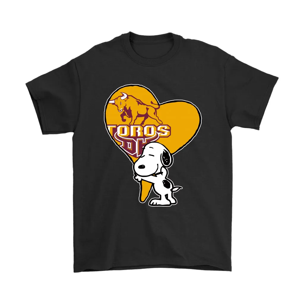 Snoopy Hugs The Cal State Dominguez Hills Toros Heart Ncaa Unisex T-Shirt, Hoodie, Sweatshirt