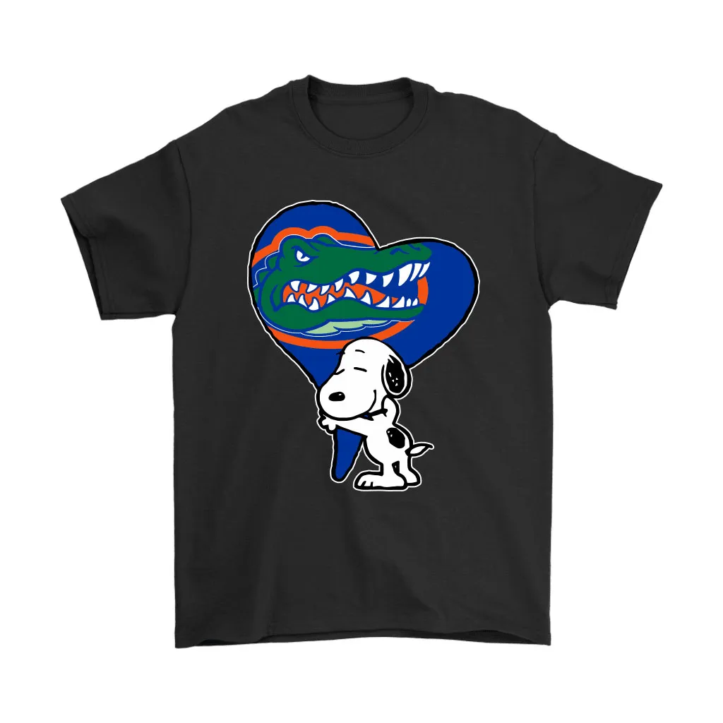 Snoopy Hugs The Florida Gators Heart Ncaa Unisex T-Shirt, Hoodie, Sweatshirt