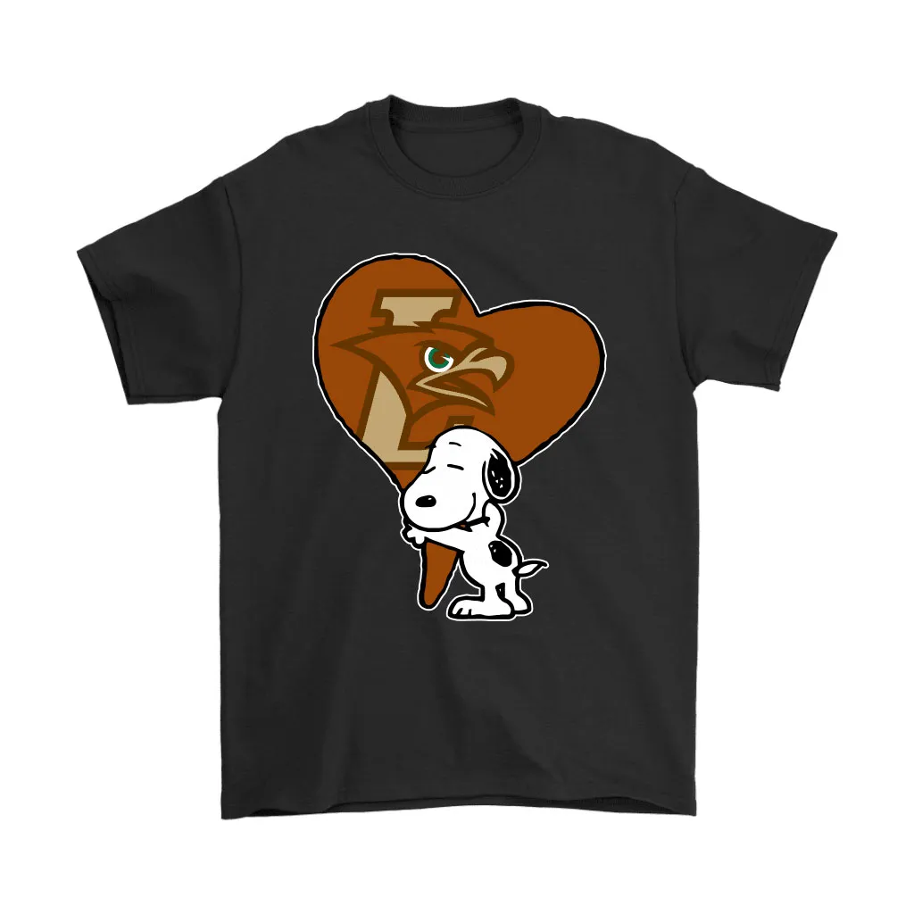 Snoopy Hugs The Lehigh Mountain Hawks Heart Ncaa Unisex T-Shirt, Hoodie, Sweatshirt