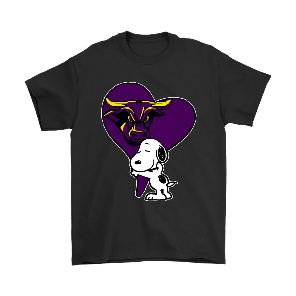 Snoopy Hugs The Minnesota State Mavericks Heart Ncaa Unisex T-Shirt, Hoodie, Sweatshirts