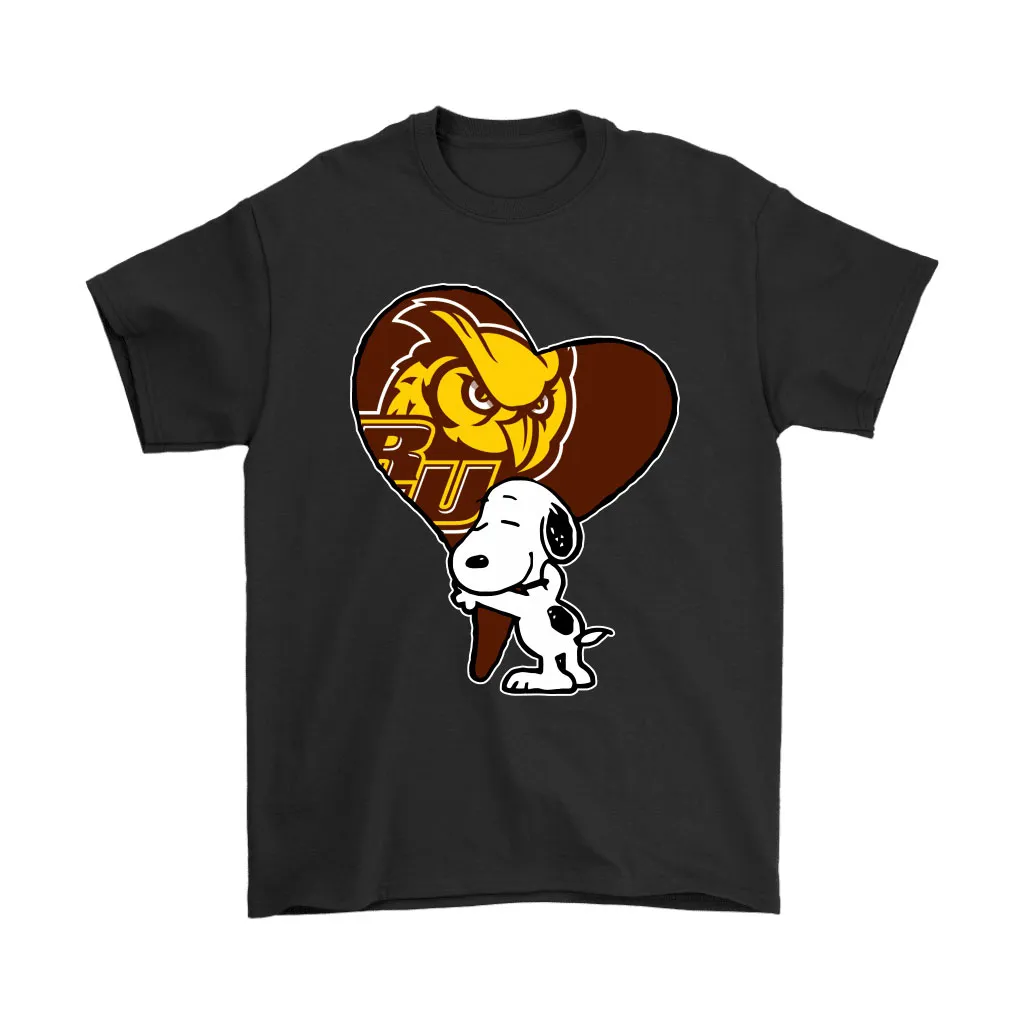 Snoopy Hugs The Rowan Profs Heart Ncaa Unisex T-Shirt, Hoodie, Sweatshirt