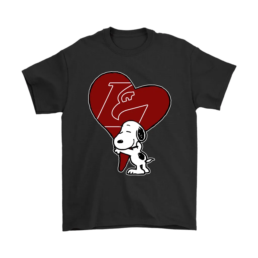 Snoopy Hugs The Wisconsin-la Crosse Eagles Heart Ncaa Unisex T-Shirt, Hoodie, Sweatshirt