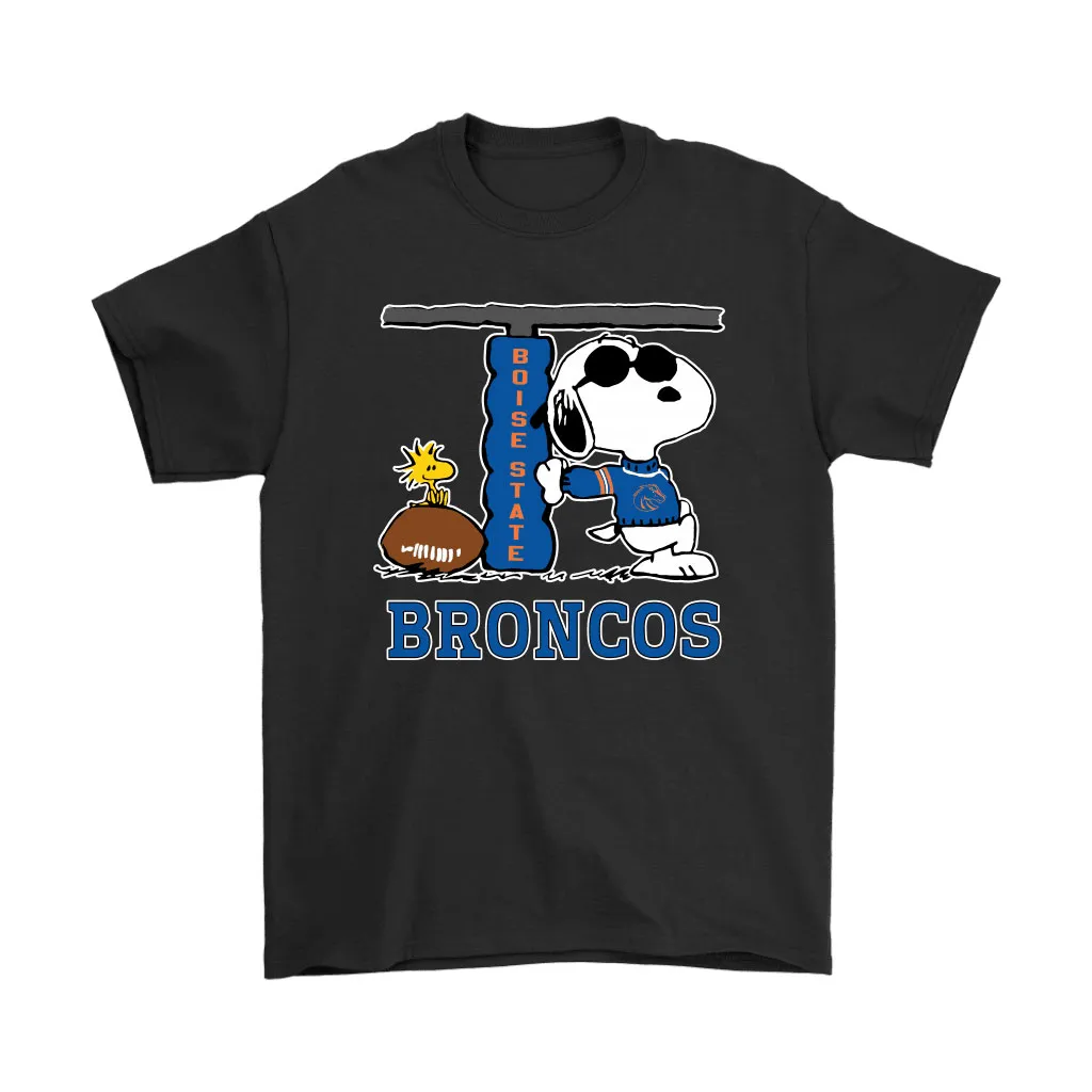 Snoopy Joe Cool And Woodstock The Boise State Broncos Ncaa Unisex T-Shirt, Hoodie, Sweatshirt