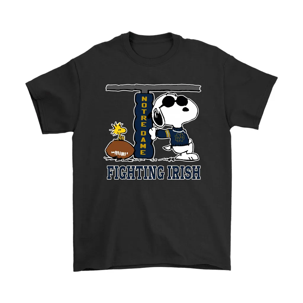 Snoopy Joe Cool And Woodstock The Notre Dame Fighting Irish Ncaa Unisex T-Shirt, Hoodie, Sweatshirt