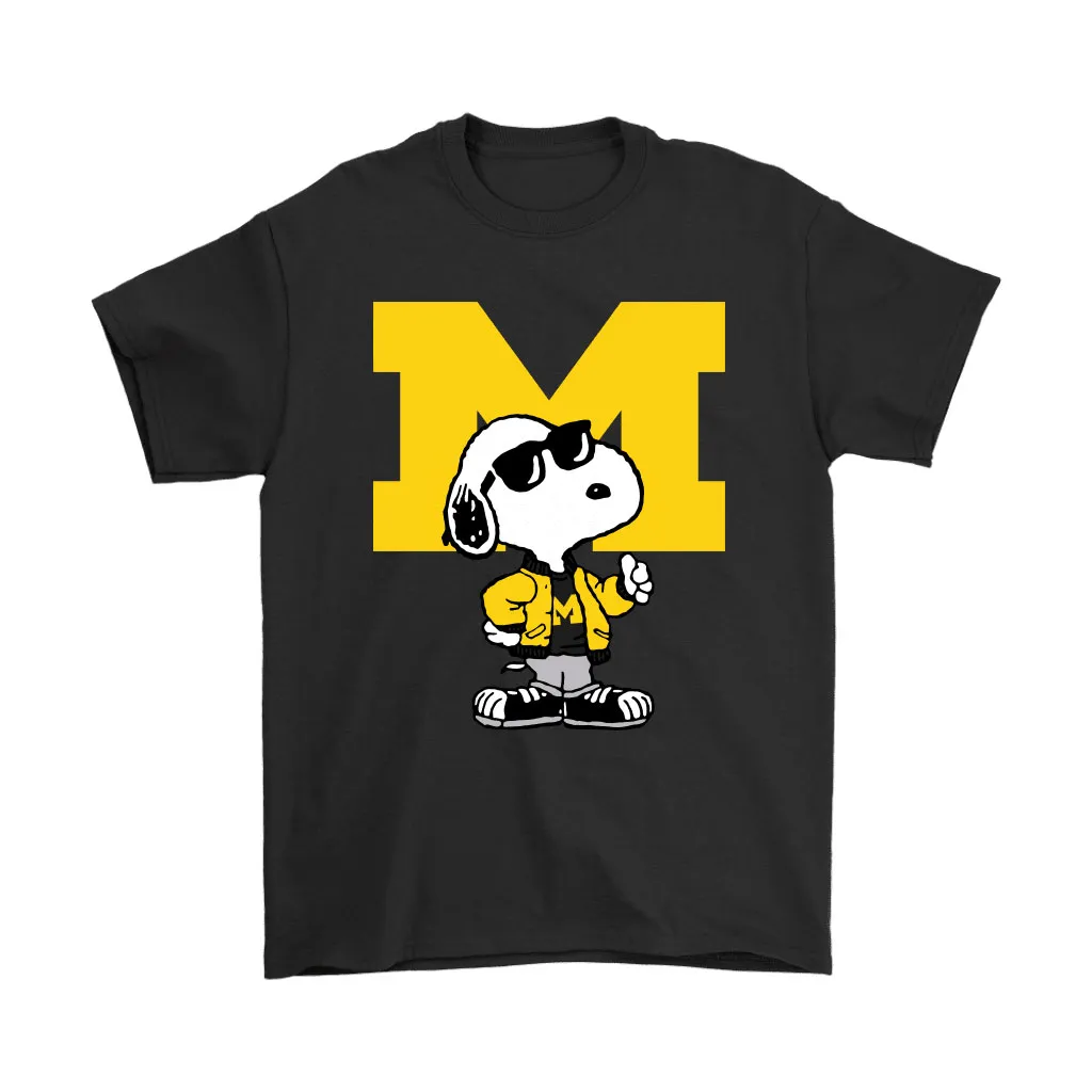 Snoopy Joe Cool To Be The Michigan Wolverines Ncaa Unisex T-Shirt, Hoodie, Sweatshirt