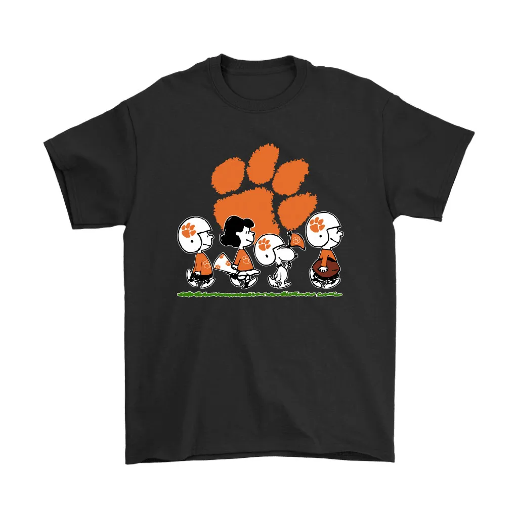 Snoopy The Peanuts Cheer For The Clemson Tigers Ncaa Unisex T-Shirt, Hoodie, Sweatshirt