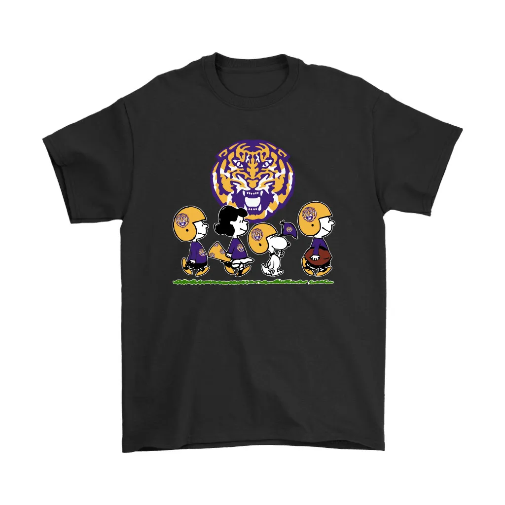 Snoopy The Peanuts Cheer For The Lsu Tigers Ncaa Unisex T-Shirt, Hoodie, Sweatshirt