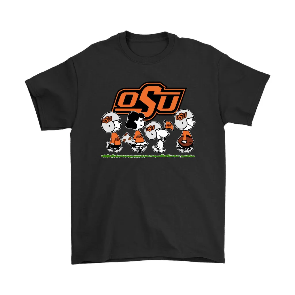 Snoopy The Peanuts Cheer For The Oklahoma State Cowboys Ncaa Unisex T-Shirt, Hoodie, Sweatshirt