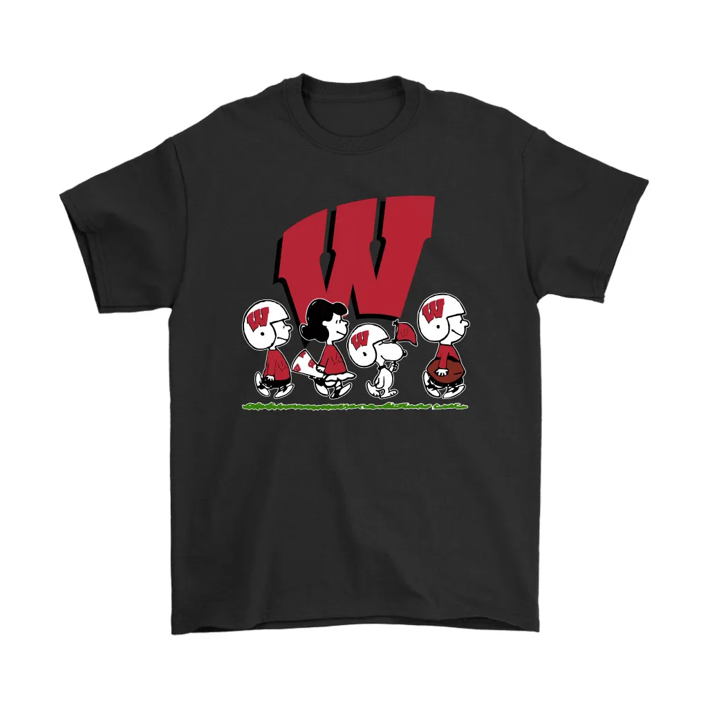 Snoopy The Peanuts Cheer For The Wisconsin Badgers Ncaa Unisex T-Shirt, Hoodie, Sweatshirt