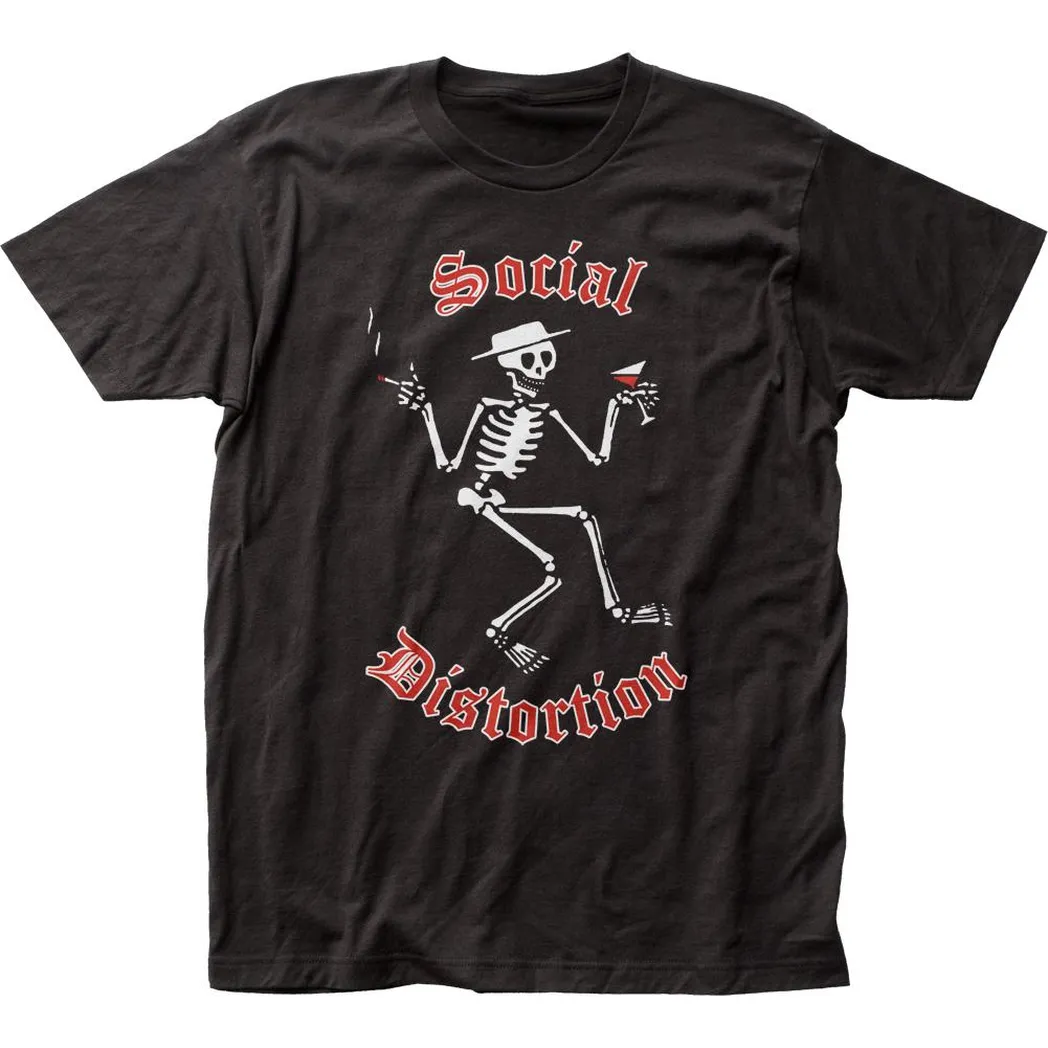 Social Distortion Skelly Logo Mens T Shirt Black