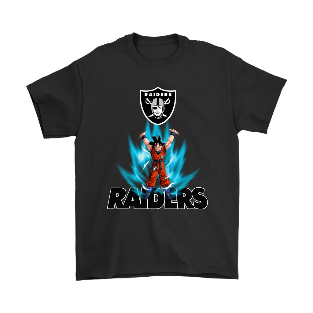 Son Goku Shares Your Energy Oakland Raiders Unisex T-Shirt, Hoodie, Sweatshirt