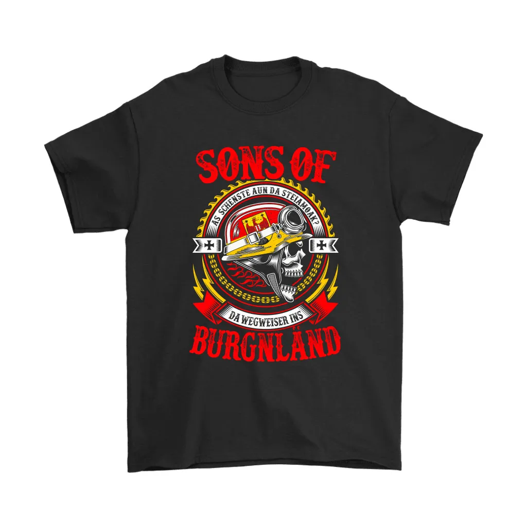 Sons Of Burgnland As Schenste Aun Da Steiamoak Da Wegweiser Ins Unisex T-Shirt, Hoodie, Sweatshirt