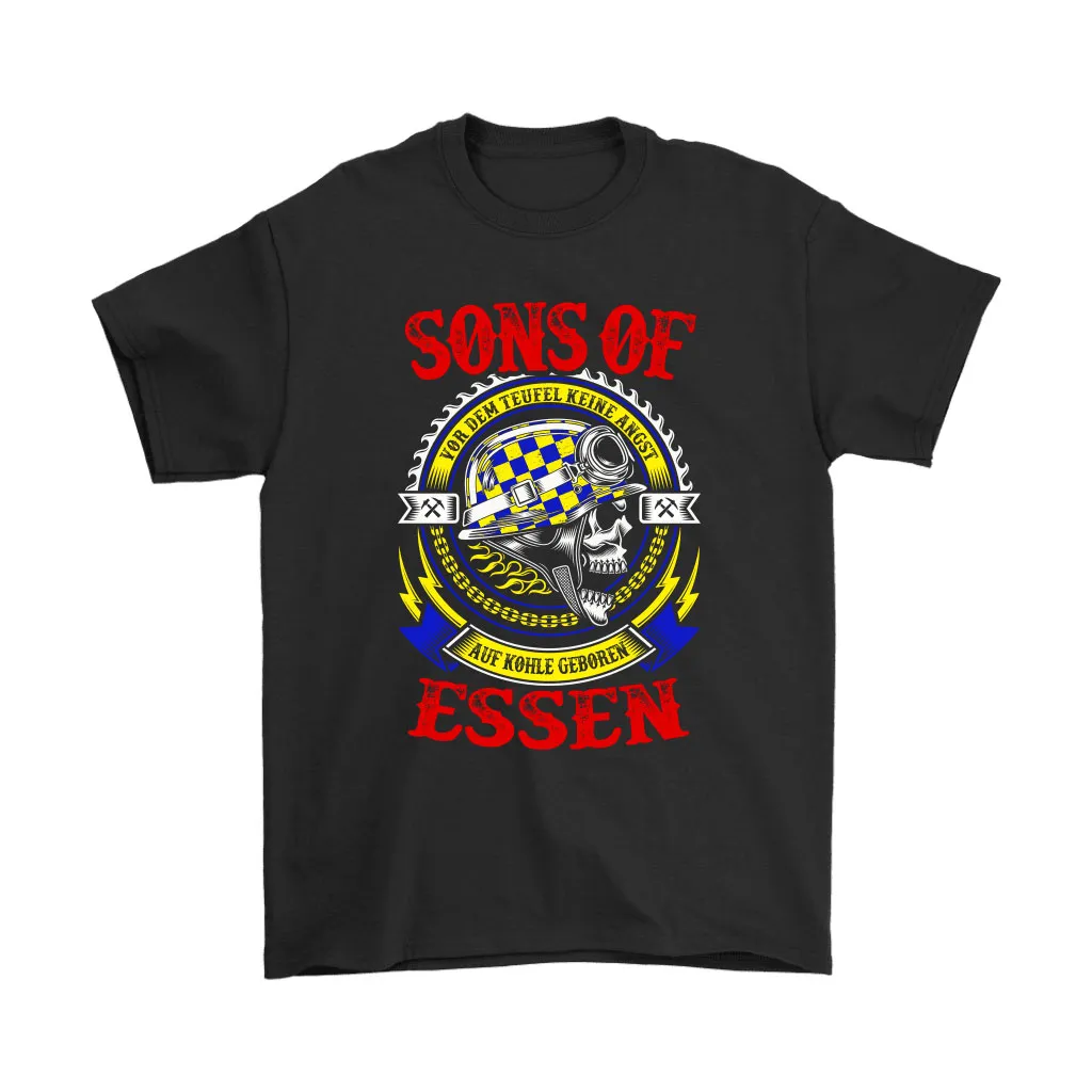 Sons Of Essen Vor Dem Teufel Keine Angst Auf Kohle Geboren Unisex T-Shirt, Hoodie, Sweatshirt