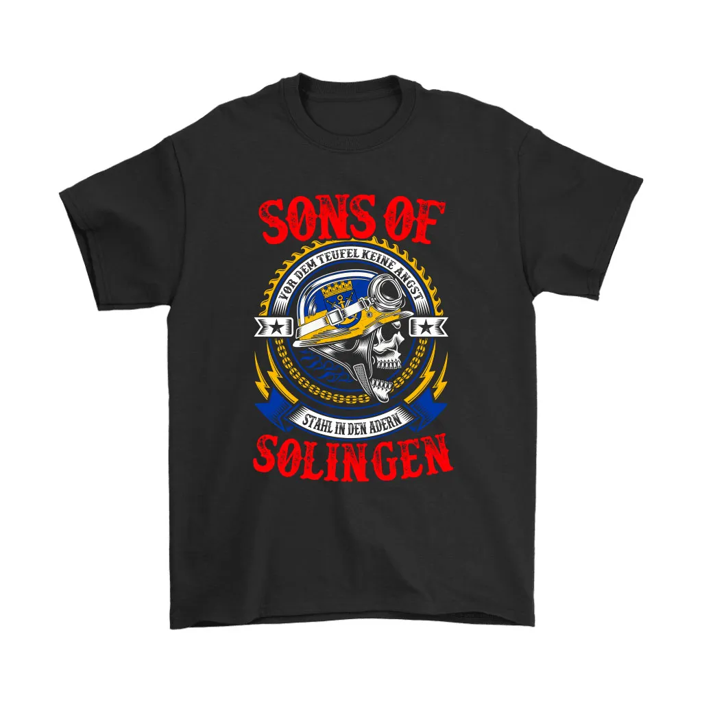 Sons Of Solingen Vor Dem Teufel Keine Angst Stahl In Den Adern Unisex T-Shirt, Hoodie, Sweatshirt