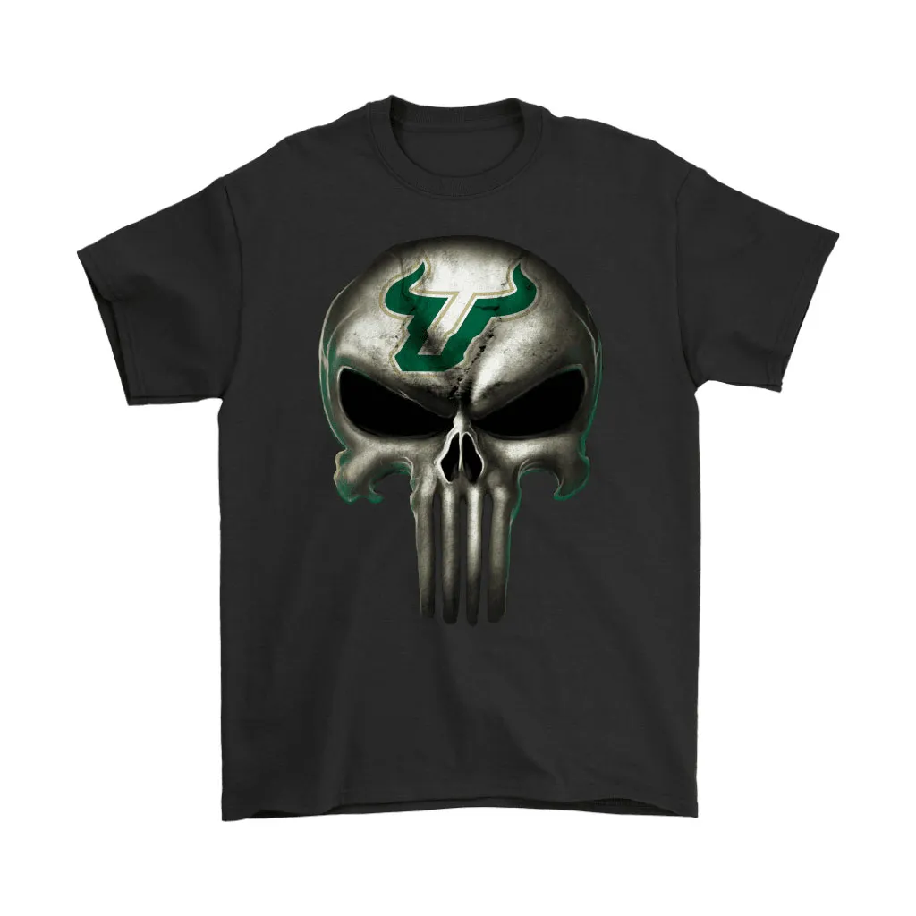 South Florida Bulls The Punisher Mashup Ncaa Football Unisex T-Shirt, Hoodie, Sweatshirt