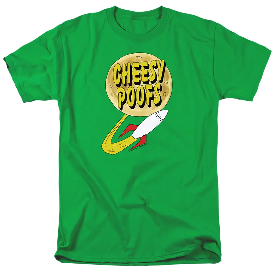 South Park Cheesy Poofs Mens T Shirt Kelly Green