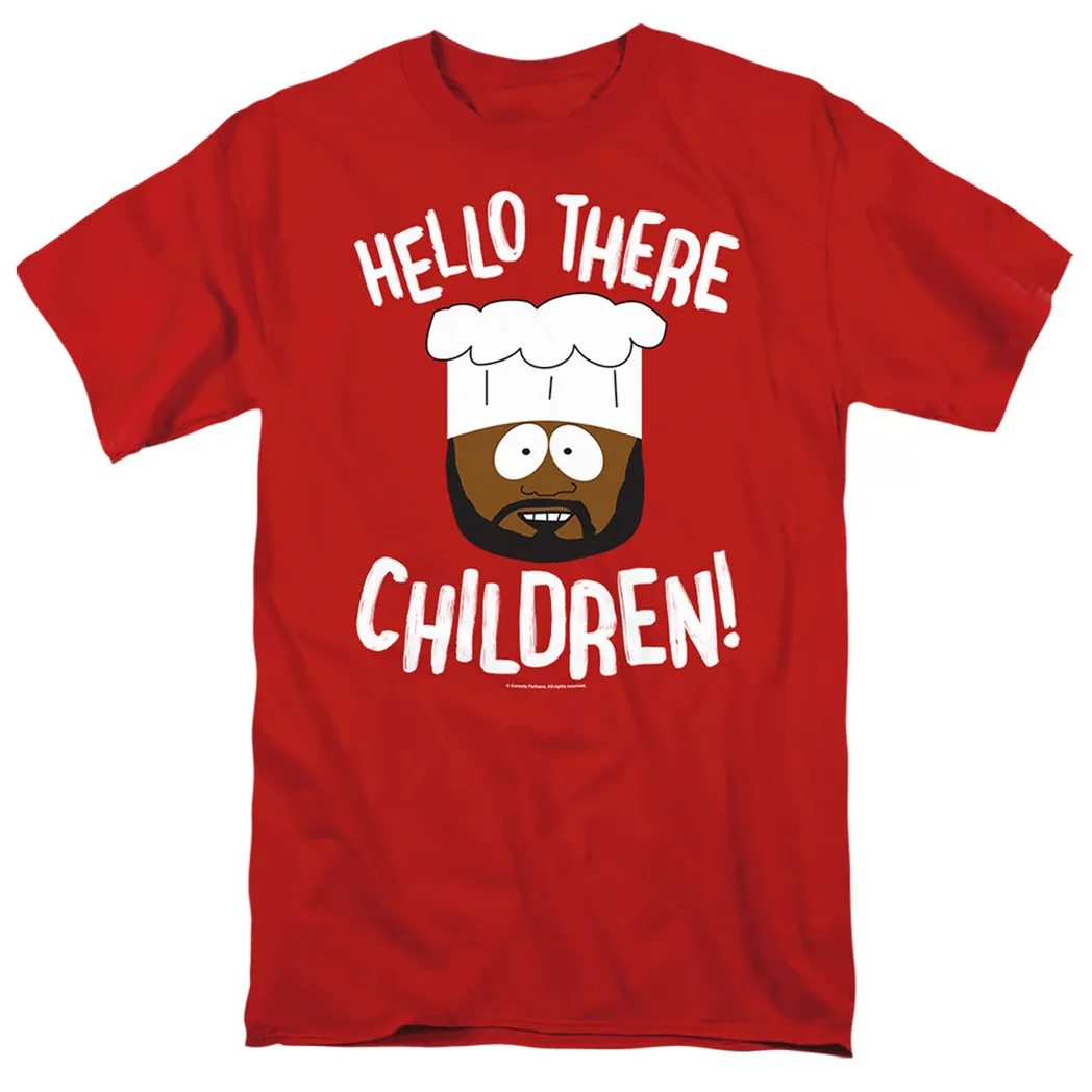 South Park Hello There Children Mens T Shirt Red