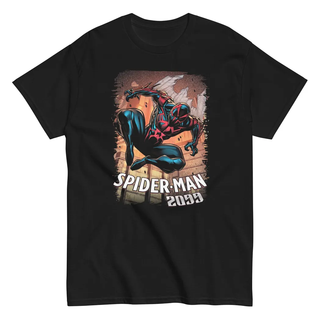 Spider Man 2099 Animated Mens T-Shirt Black