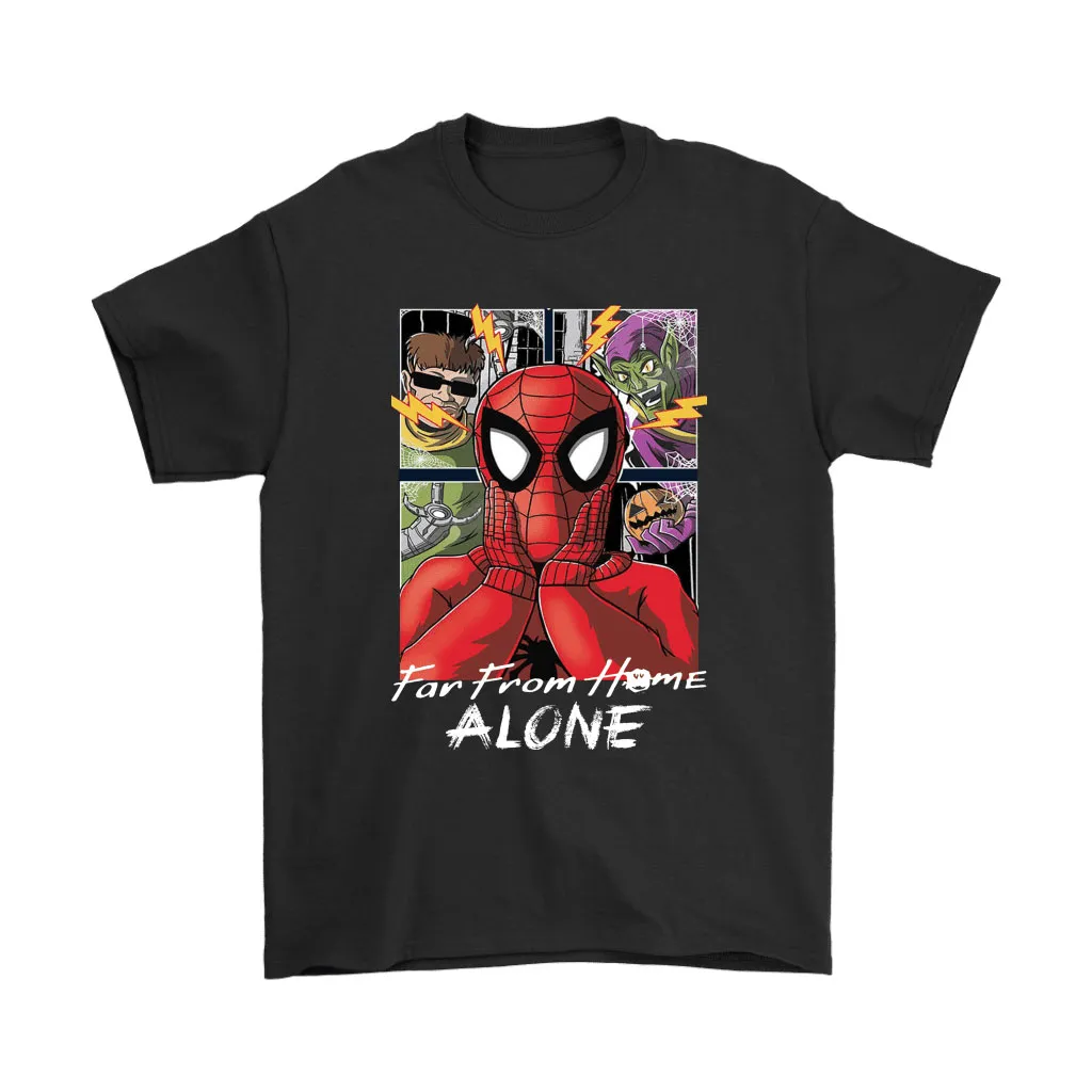 Spider-man Far From Home Alone Mashup Unisex T-Shirt, Hoodie, Sweatshirt