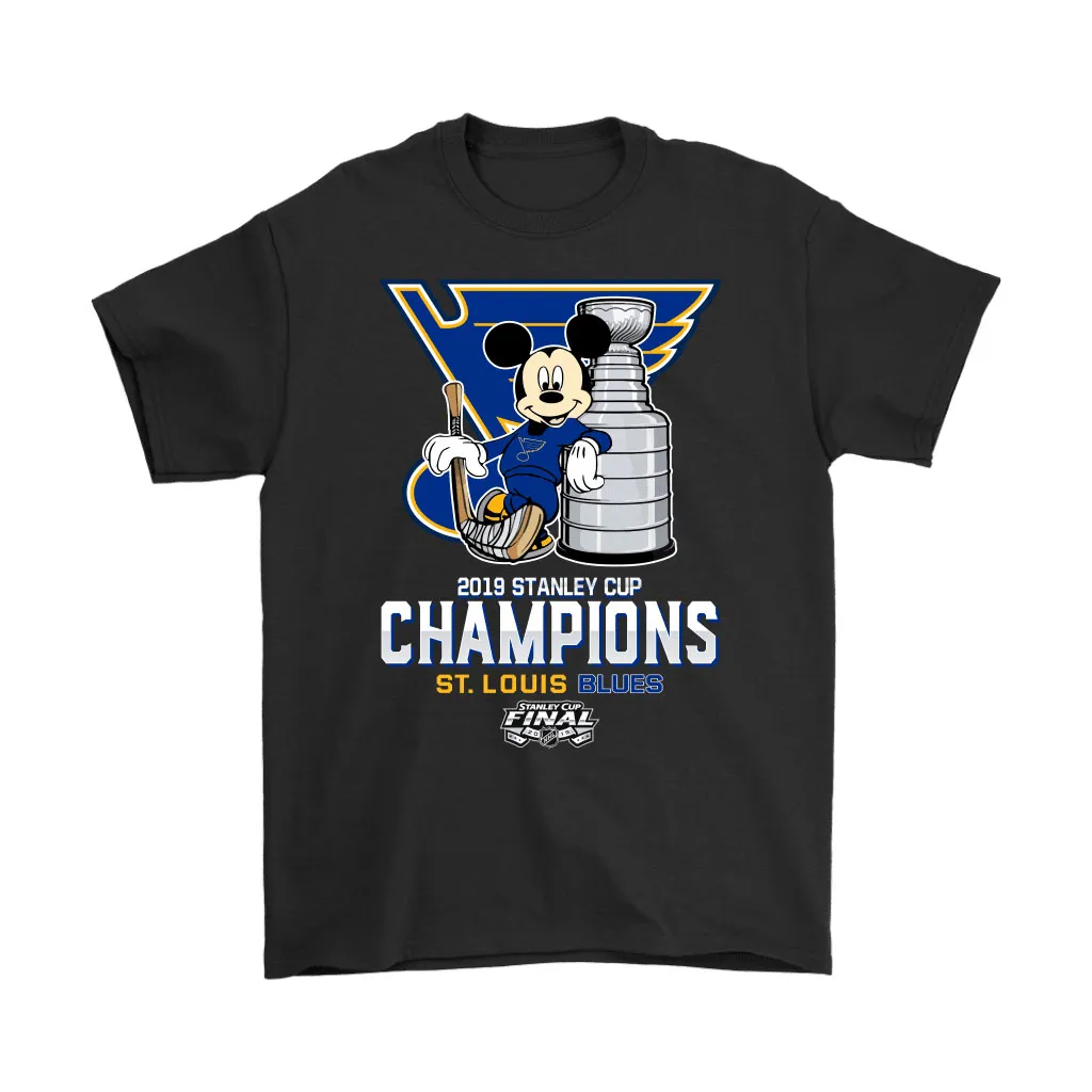 St Louis Blues Final 2019 Stanley Champions Mickey Mouse Unisex T-Shirt, Hoodie, Sweatshirt