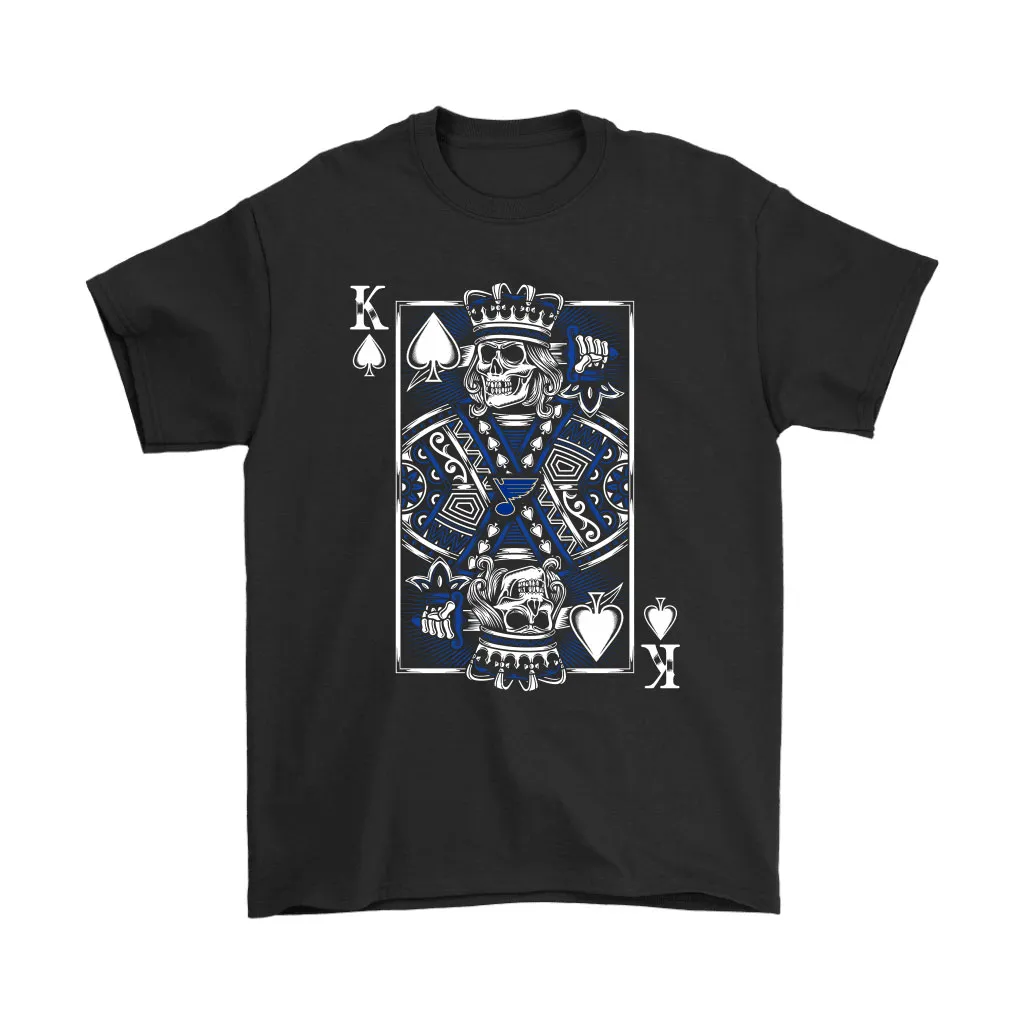 St Louis Blues Spade King Of Death Card Nhl Ice Hockey Unisex T-Shirt, Hoodie, Sweatshirt