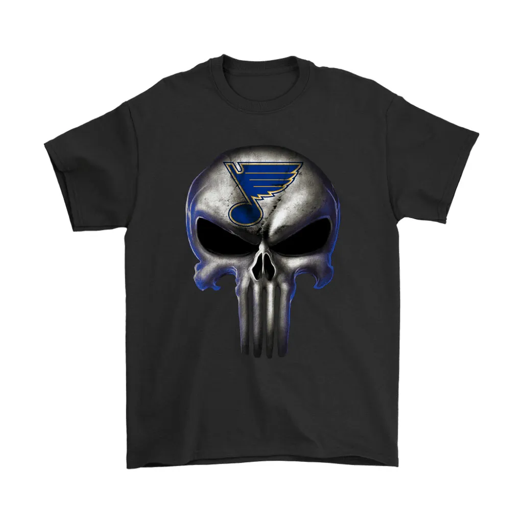 St Louis Blues The Punisher Mashup Ice Hockey Unisex T-Shirt, Hoodie, Sweatshirt