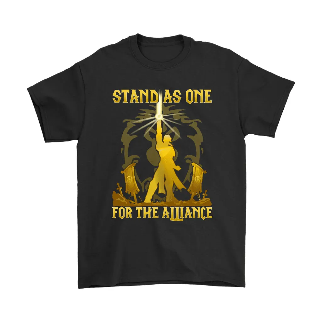 Stand As One For The Alliance Anduin Wrynn World Of Warcraft Unisex T-Shirt, Hoodie, Sweatshirt