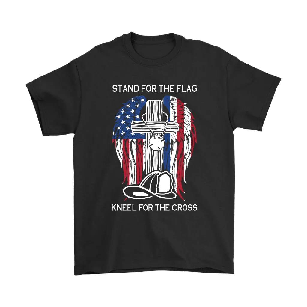 Stand For The Flag Kneel For The Cross American Veteran Unisex T-Shirt, Hoodie, Sweatshirt