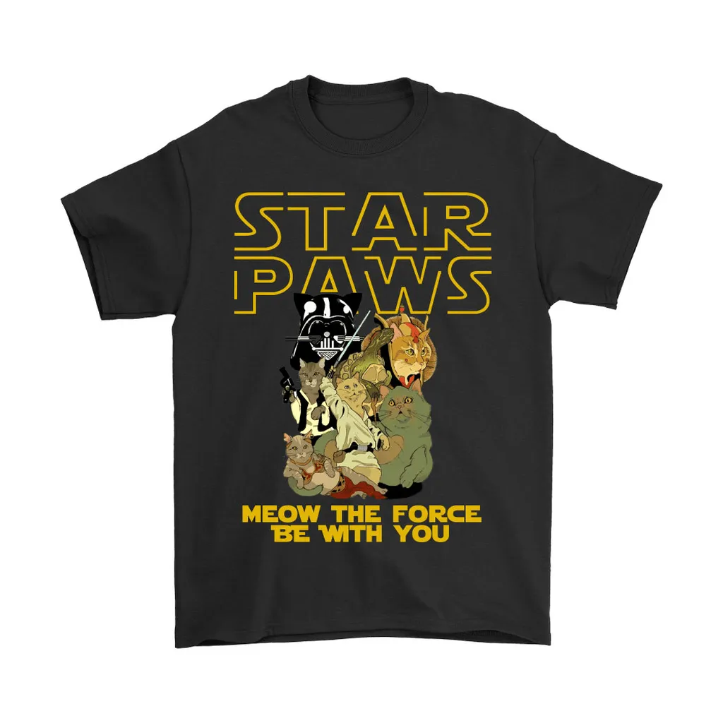 Star Paws Meow The Force Be With You Star Wars Unisex T-Shirt, Hoodie, Sweatshirt