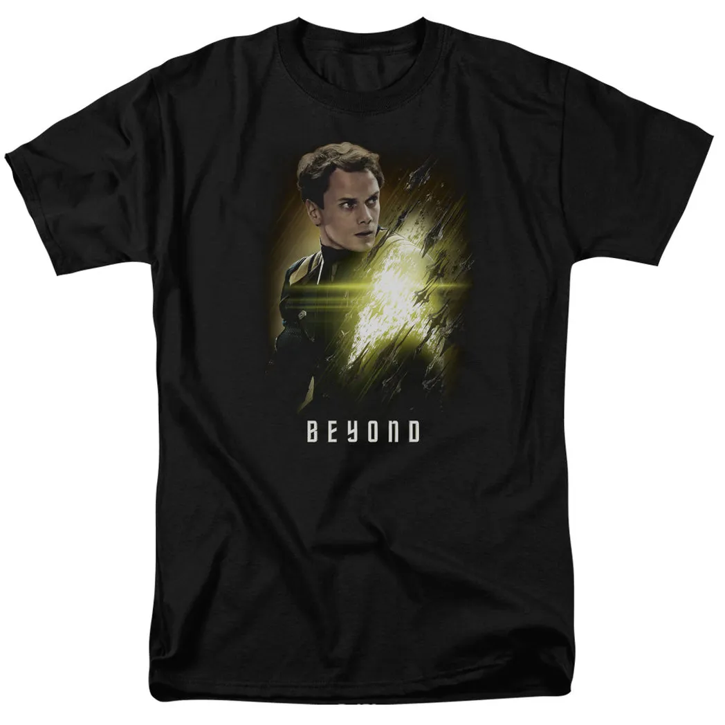 Star Trek Beyond Chekov PoStar Treker Mens T Shirt Black