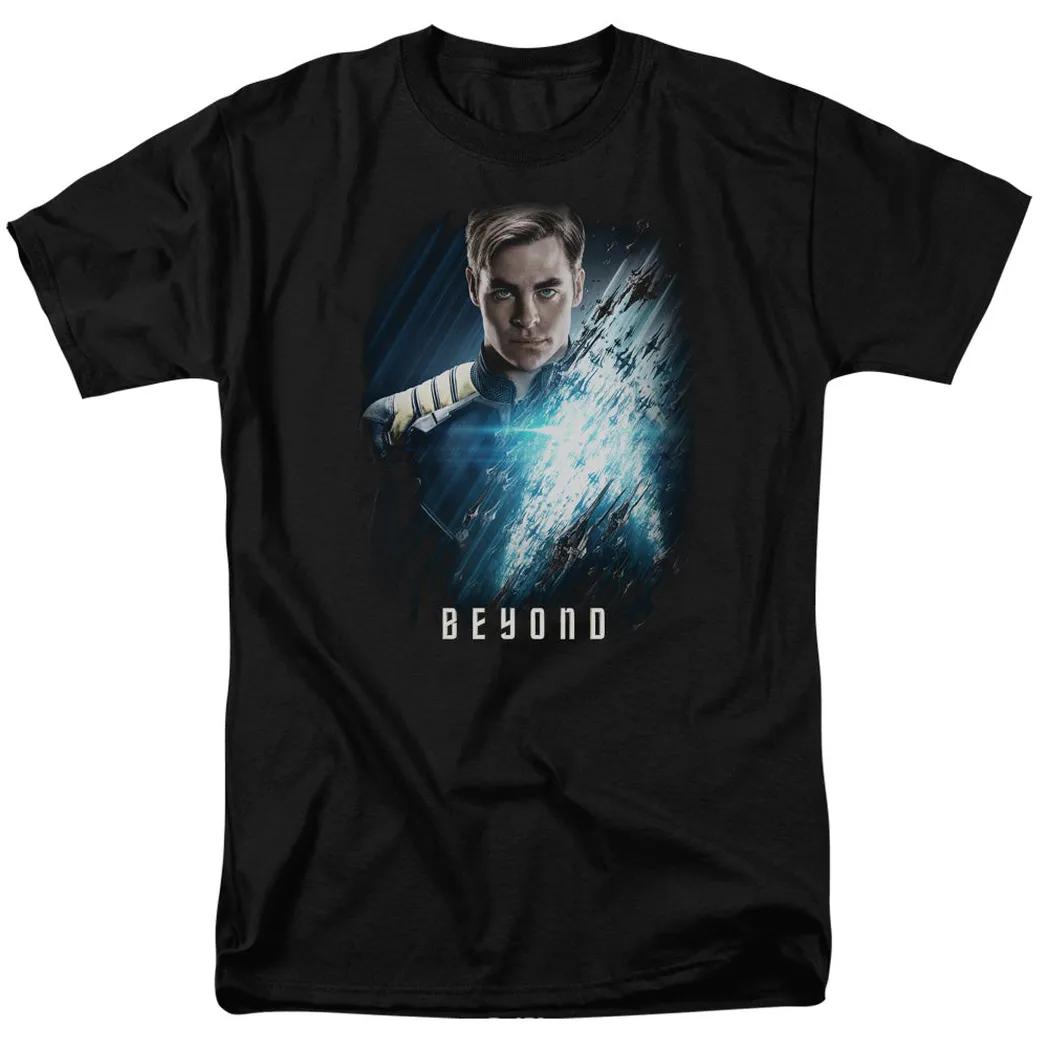 Star Trek Beyond Kirk PoStar Treker Mens T Shirt Black