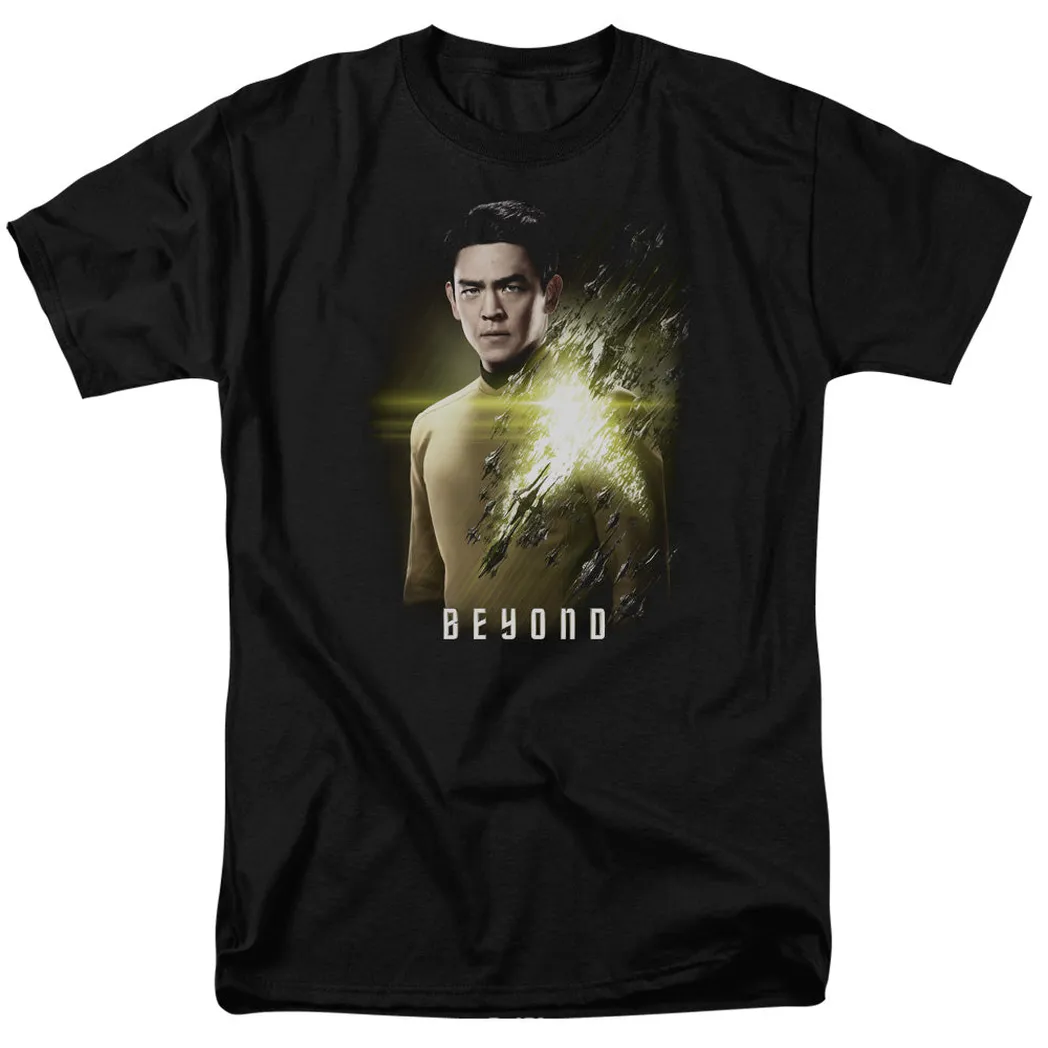 Star Trek Beyond Sulu PoStar Treker Mens T Shirt Black