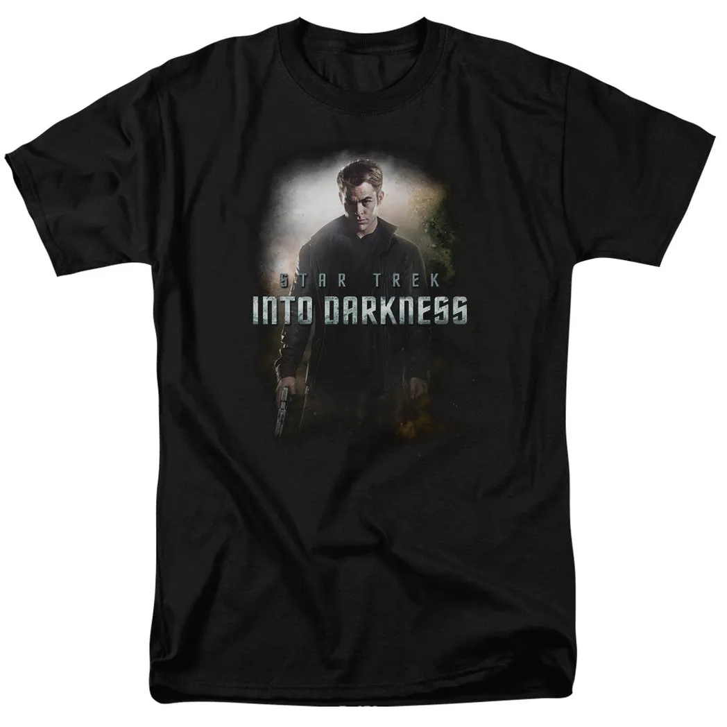 Star Trek Darkness Kirk Mens T Shirt Black