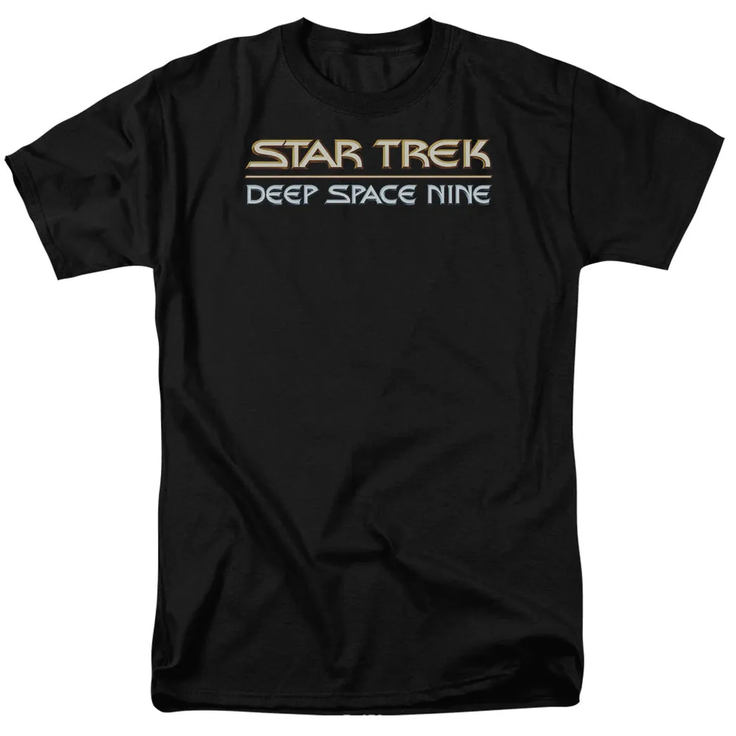 Star Trek Deep Space Nine Logo Mens T Shirt Black