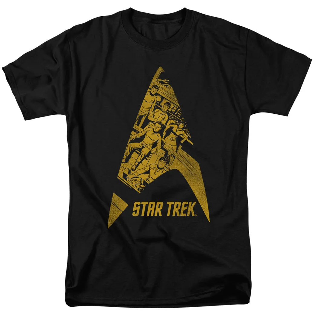 Star Trek Delta Crew Mens T Shirt Black