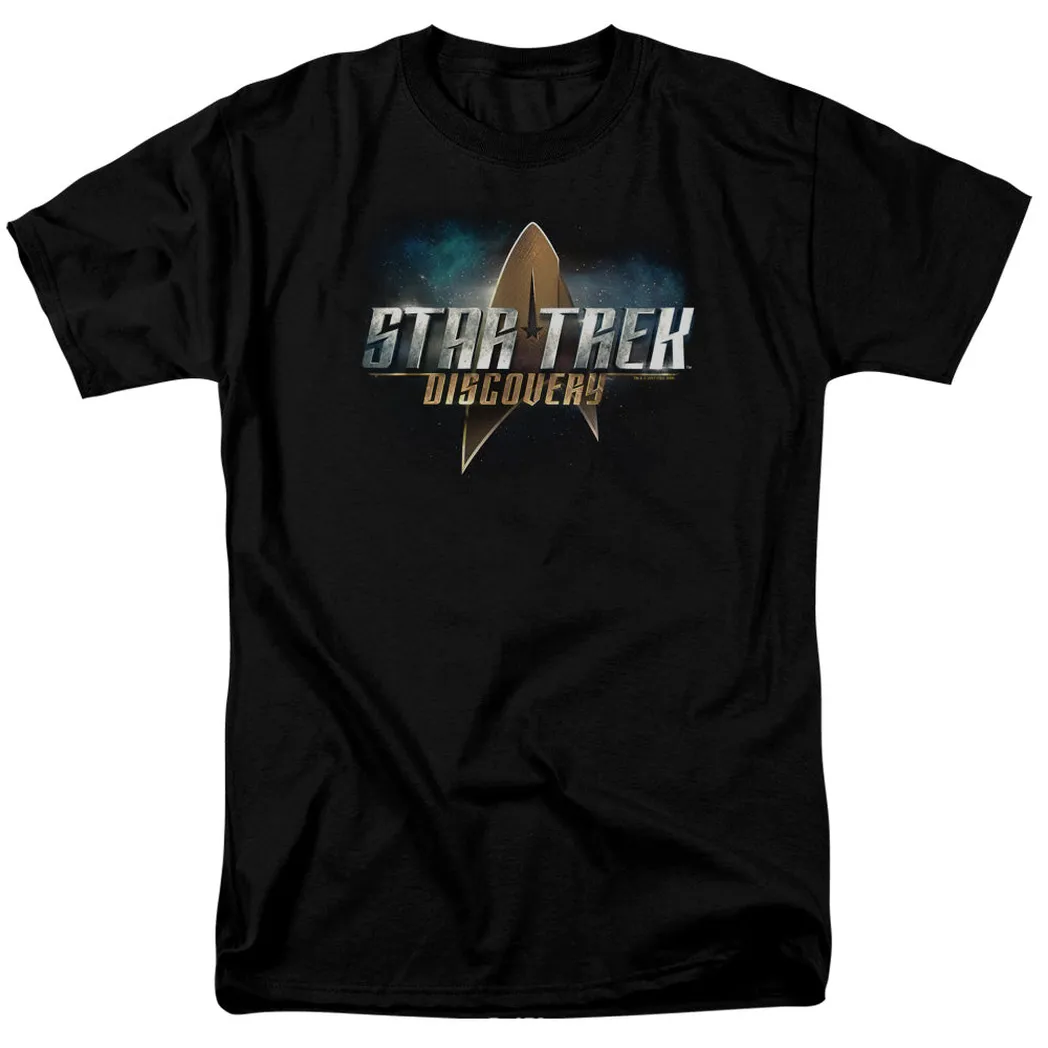 Star Trek Discovery Discovery Logo Mens T Shirt Black