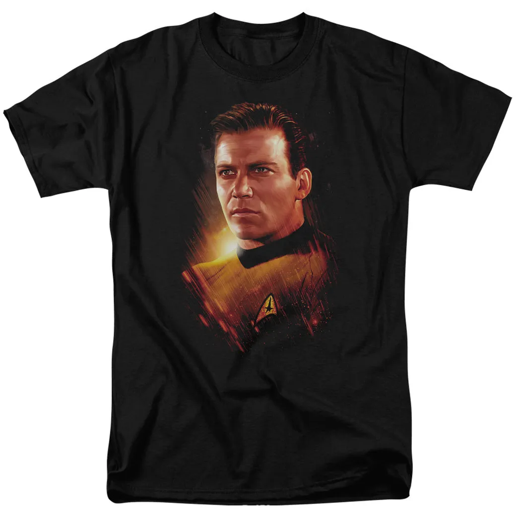 Star Trek Epic Kirk Mens T Shirt Black