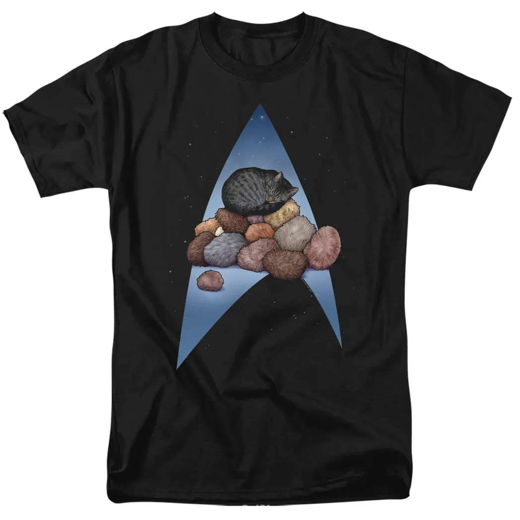 Star Trek Five Year Nap Mens T Shirt Black