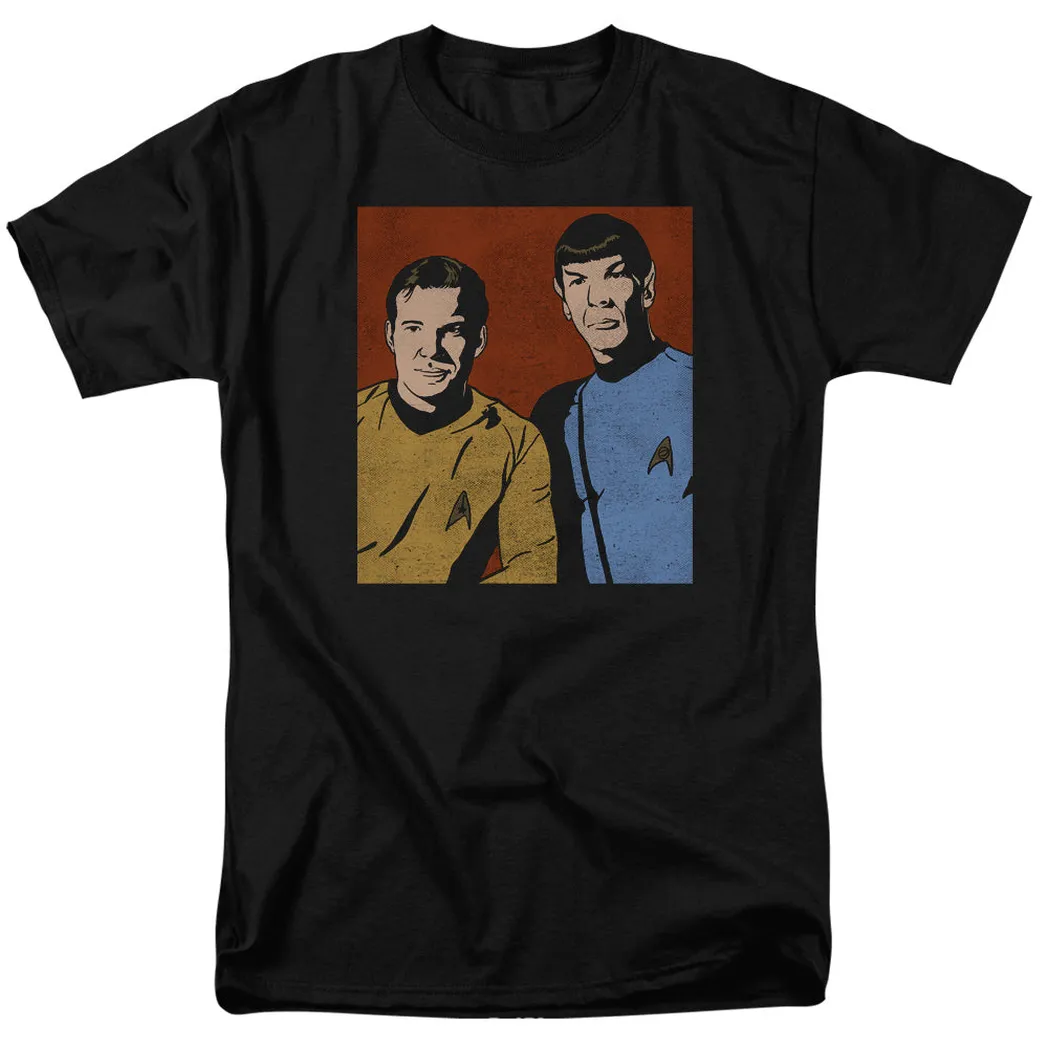 Star Trek Friends Mens T Shirt Black