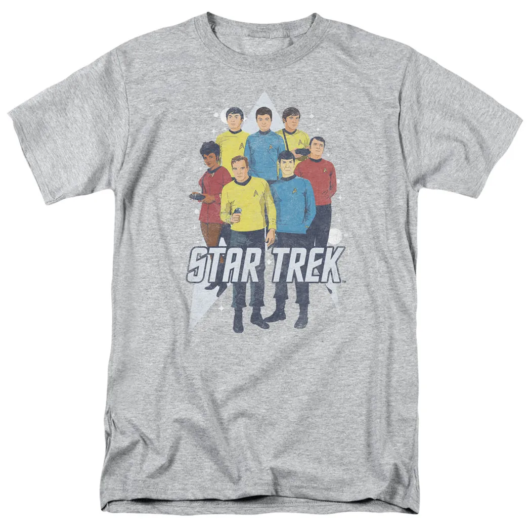 Star Trek Here Here Mens T Shirt Athletic Heather