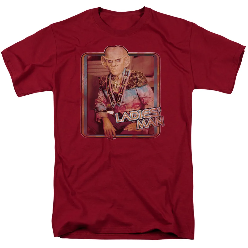 Star Trek Ladies Man Mens T Shirt Cardinal