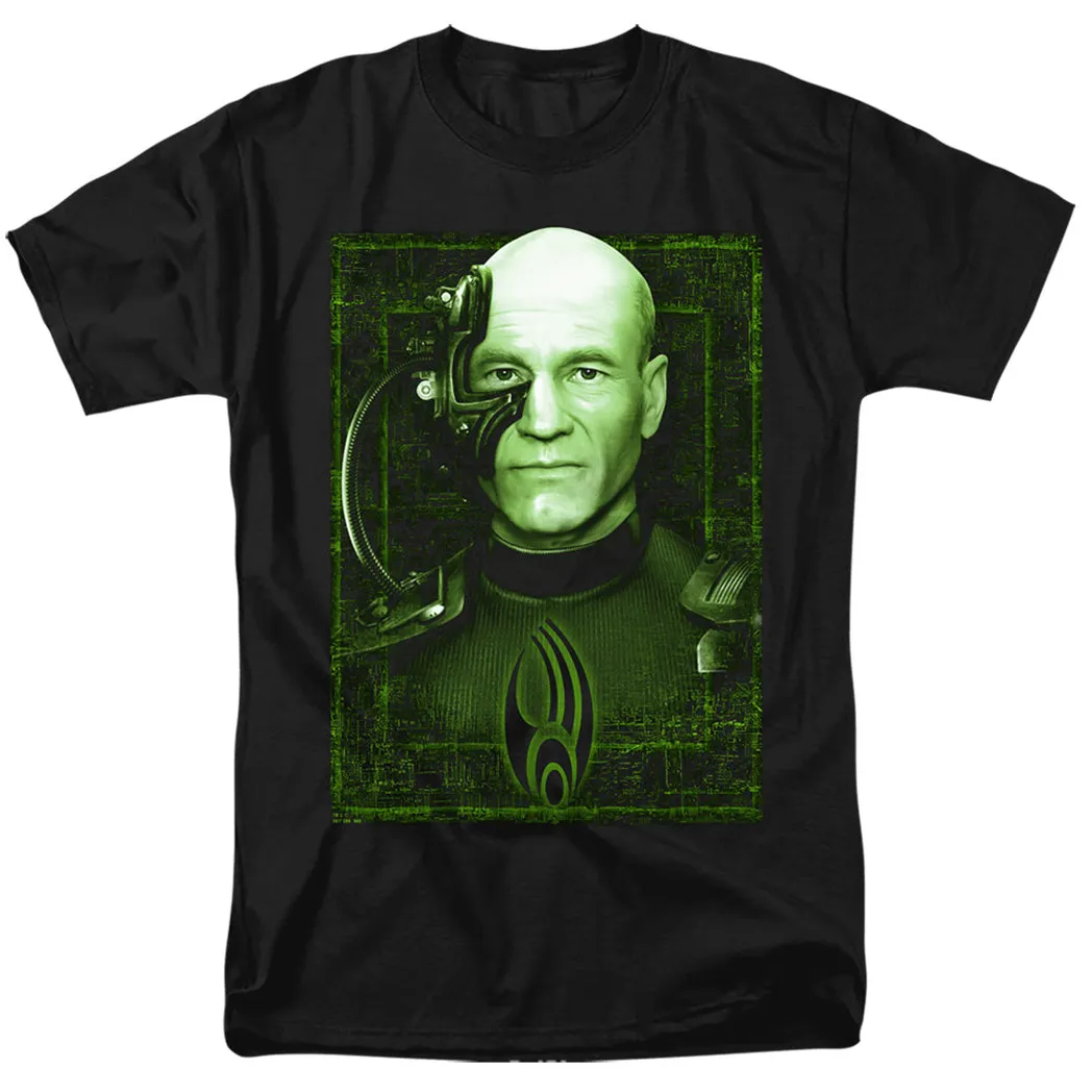 Star Trek Locutus of Borg Mens T Shirt Black