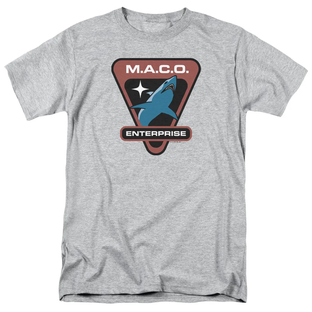 Star Trek Maco Patch Mens T Shirt Athletic Heather