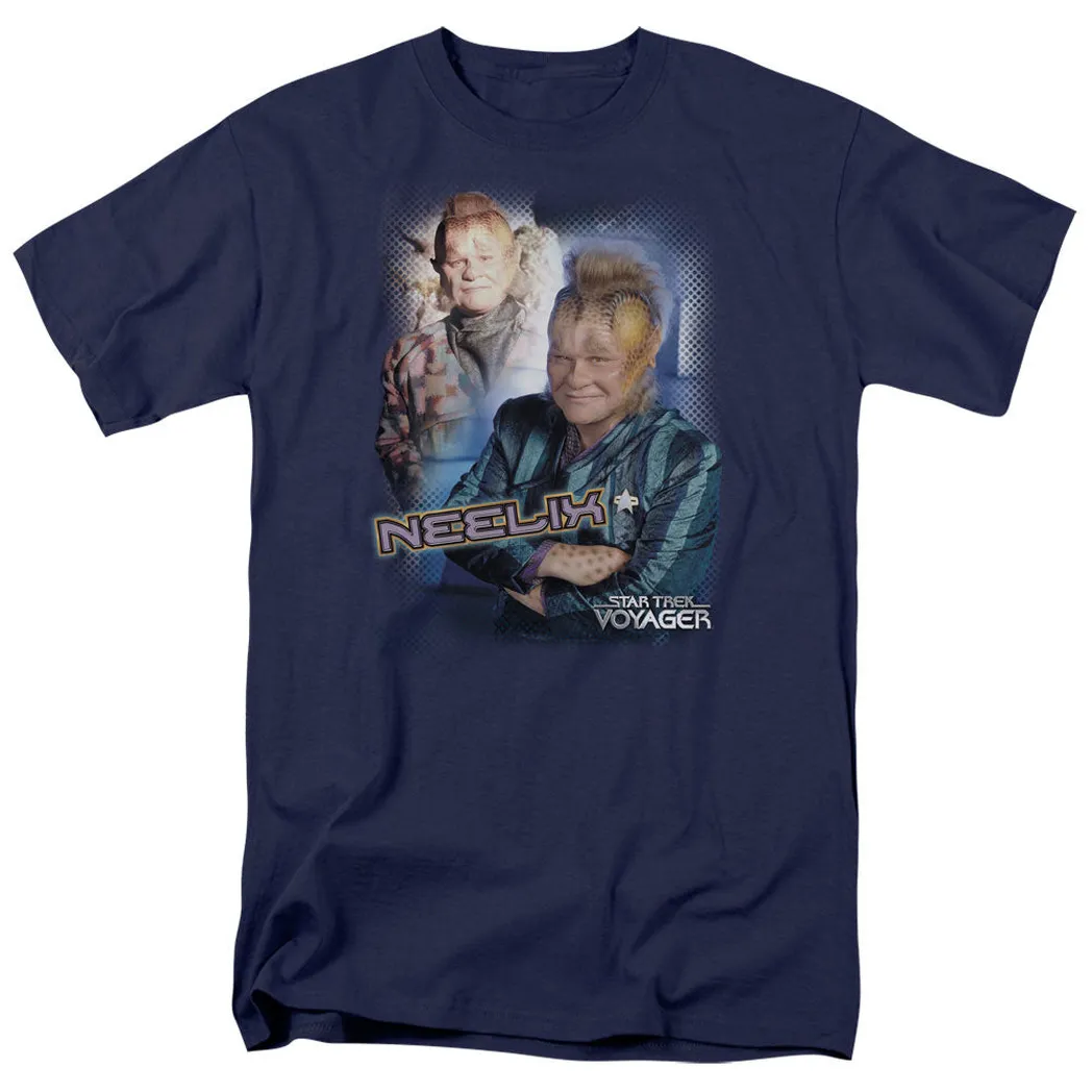 Star Trek Neelix Mens T Shirt Navy