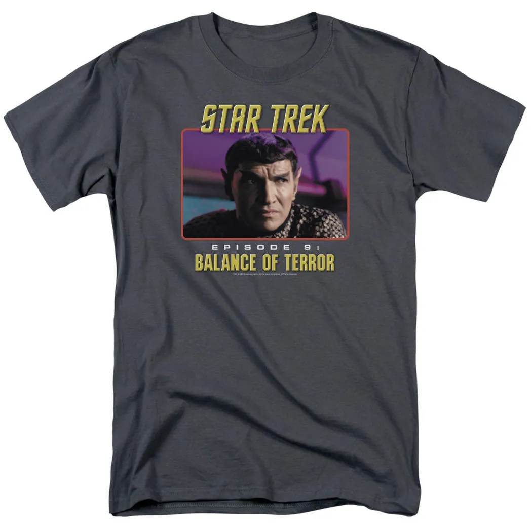 Star Trek Original Balance of Terror Mens T Shirt Charcoal