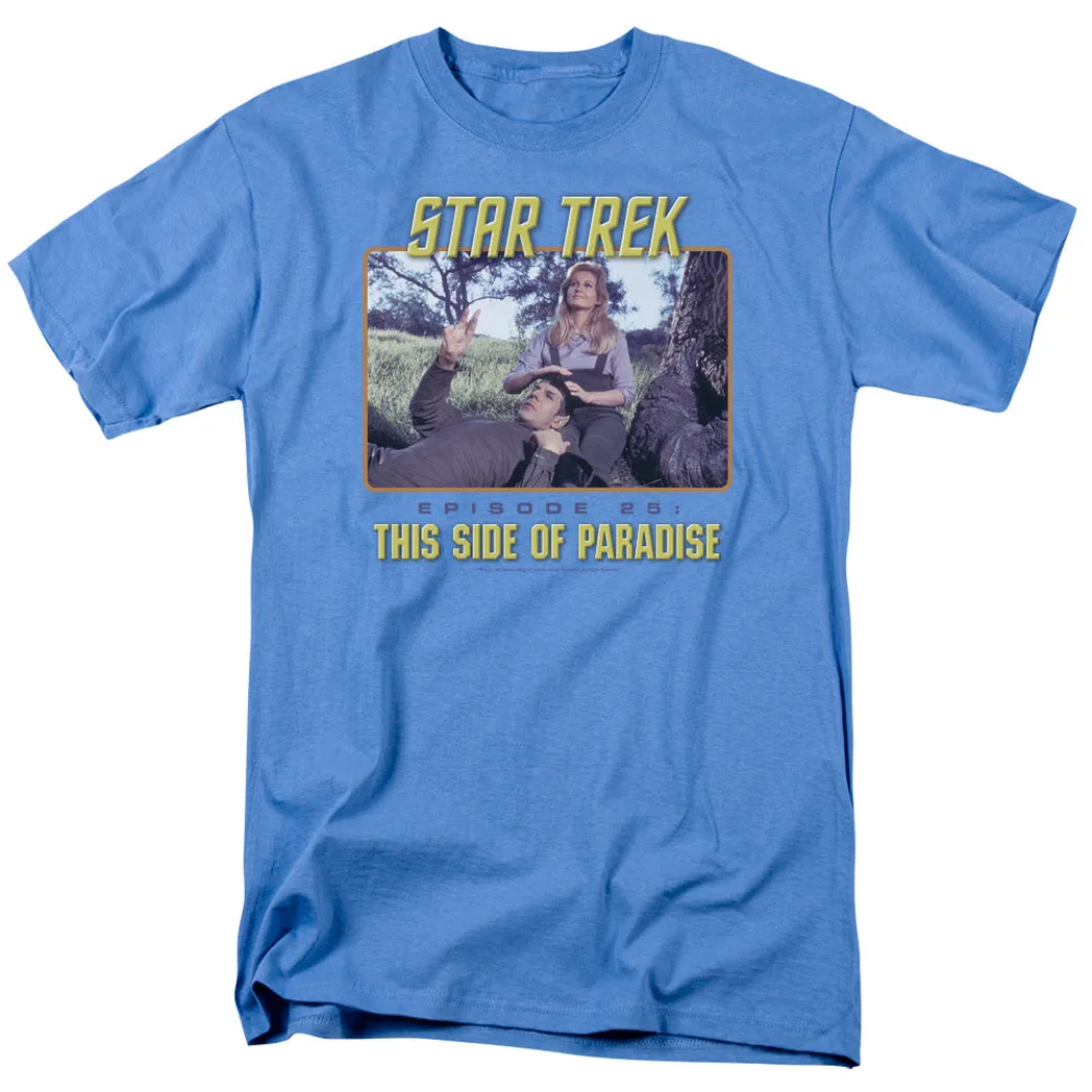 Star Trek Original Episode 25 Mens T Shirt Carolina Blue