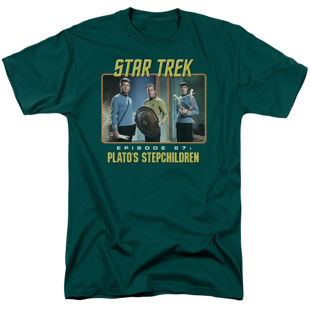 Star Trek Original Episode 67 Mens T Shirt Hunter Green