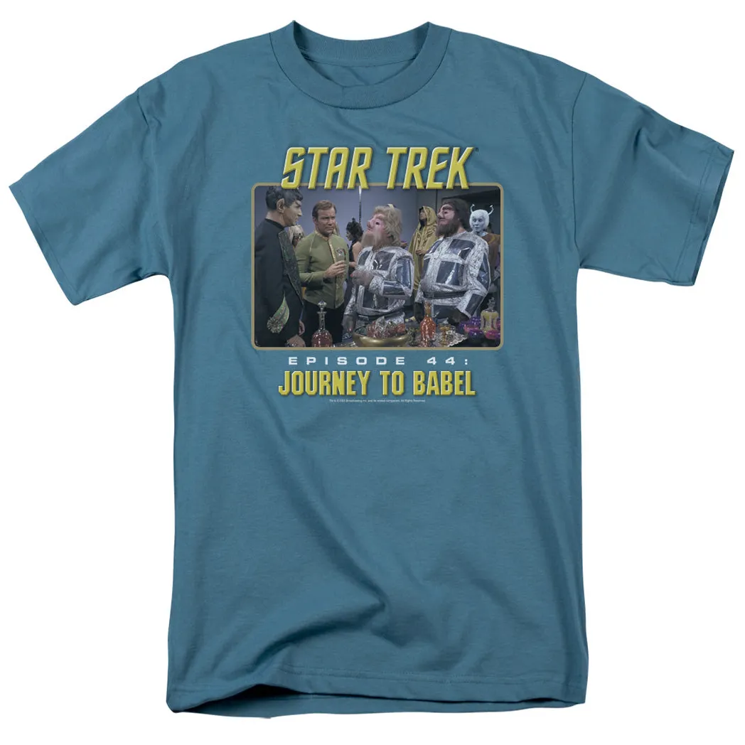 Star Trek Original Journey to Babel Mens T Shirt Slate