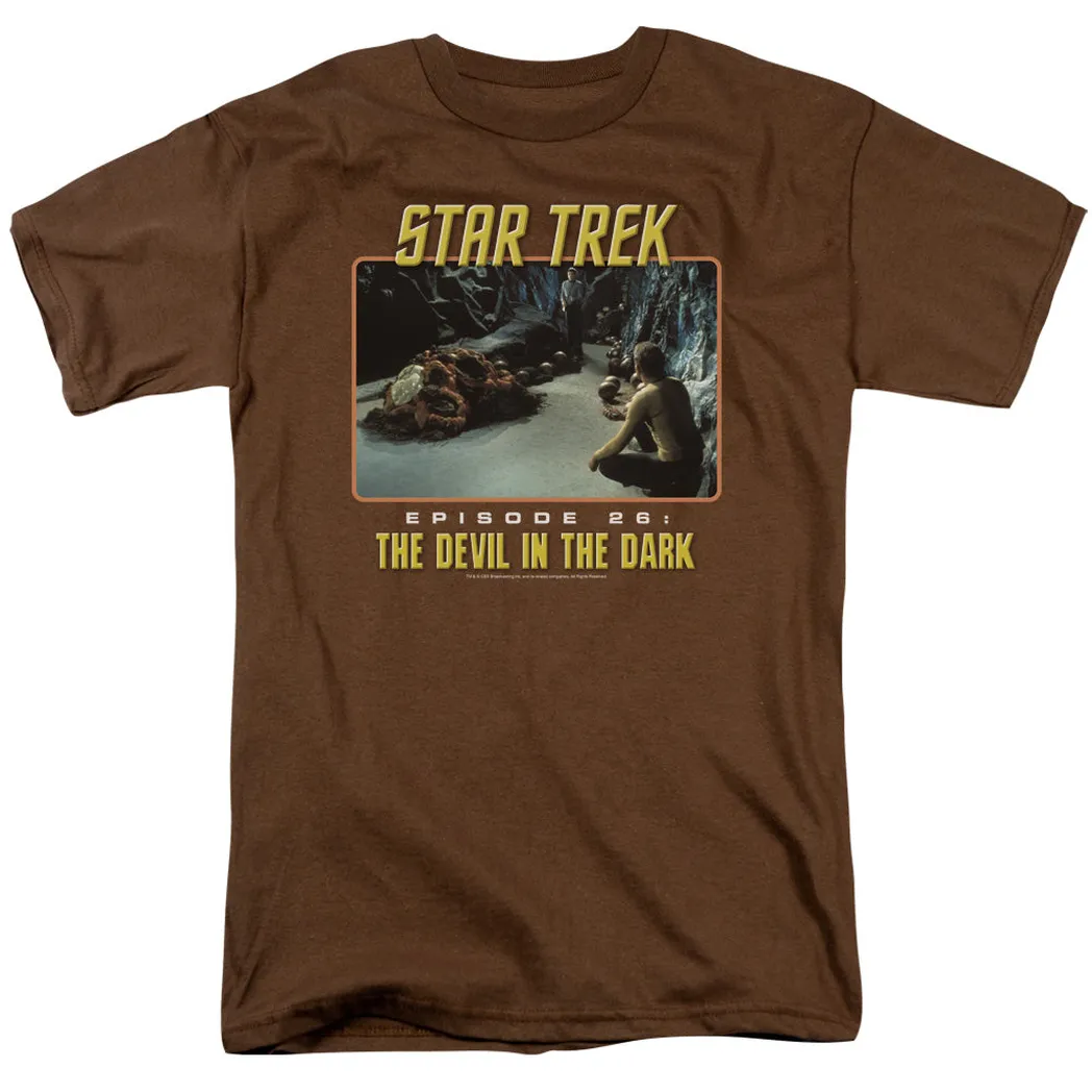 Star Trek Original the Devil in the Dark Mens T Shirt Coffee